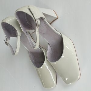 Jefferey Campbell Mary Jane Leather Pump